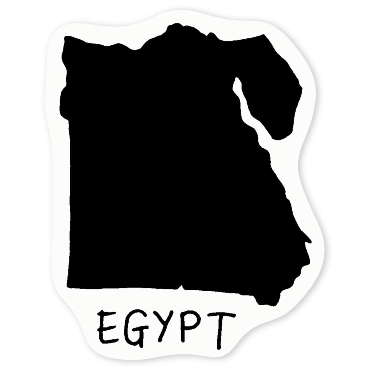 'Egypt Country' Clear Sticker Decals (DC016954)