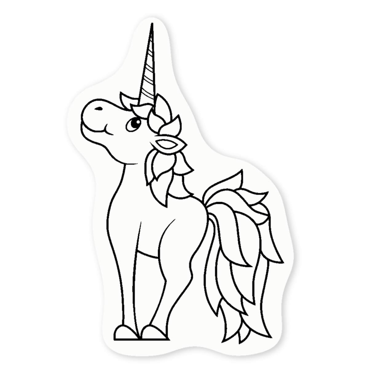 'Proud Unicorn' Clear Sticker Decals (DC017199)