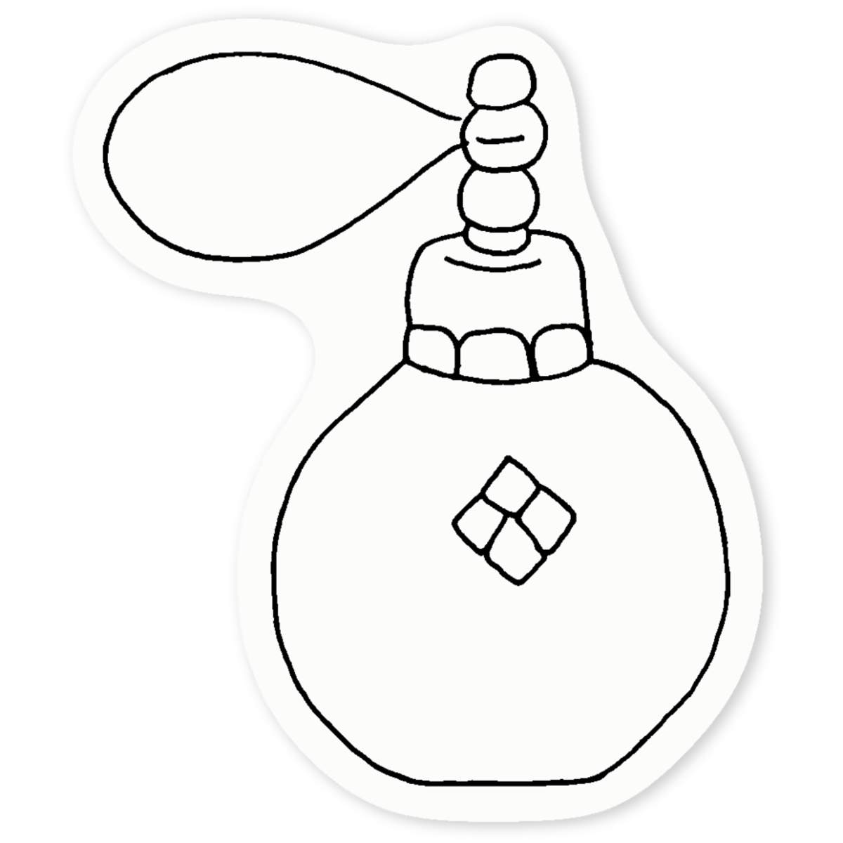 'Perfume Bottle' Clear Sticker Decals (DC022921)