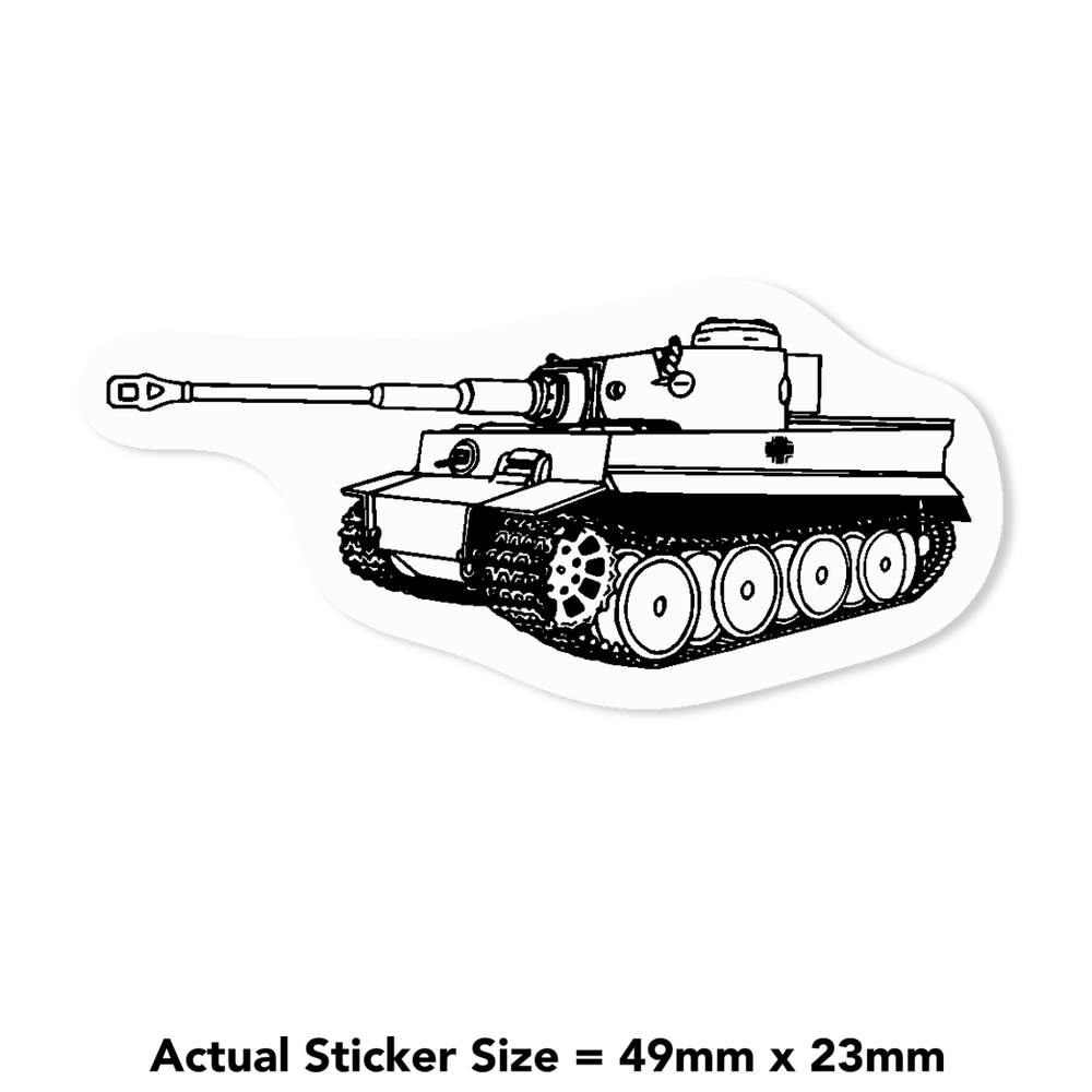 'Tiger Tank' Clear Sticker Decals (DC027436) - Picture 9 of 30