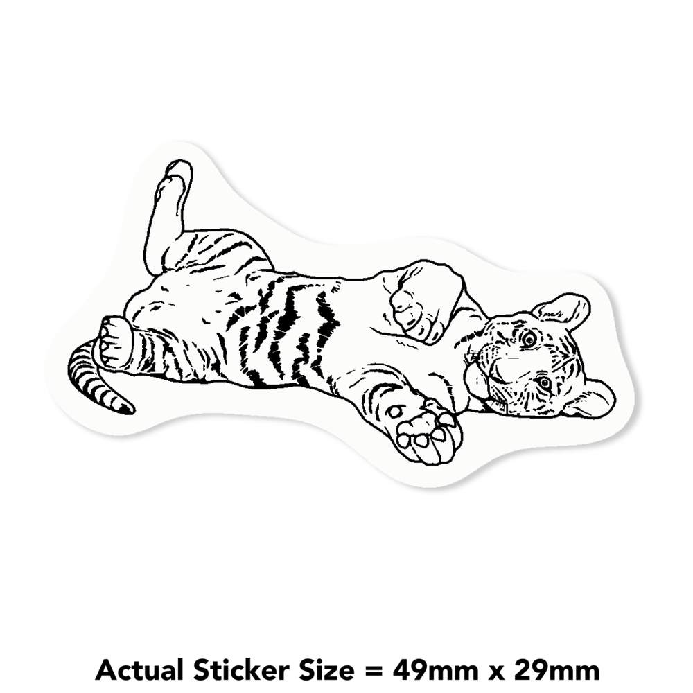 'Tiger Cub' Clear Sticker Decals (DC035328) - Picture 9 of 30