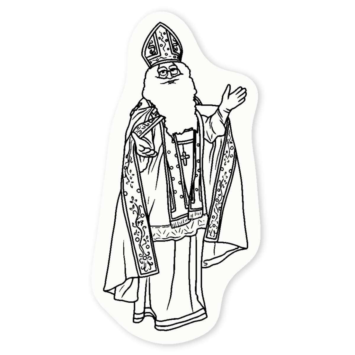 'St. Nicholas' Clear Sticker Decals (DC036226)