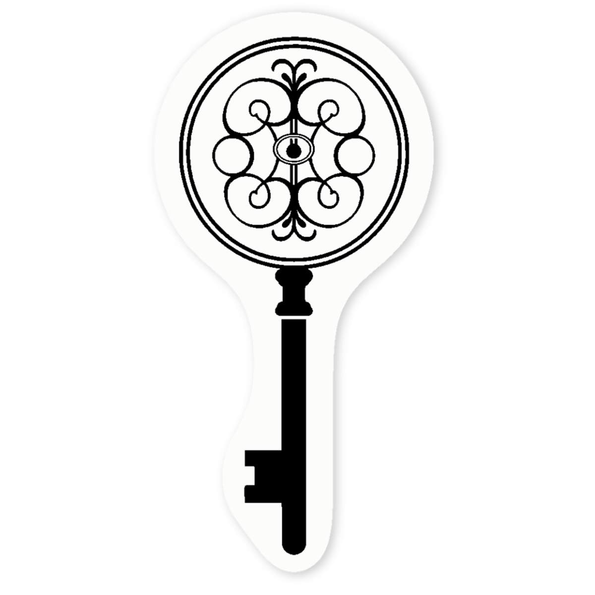 'Key Design' Clear Sticker Decals (DC042471)