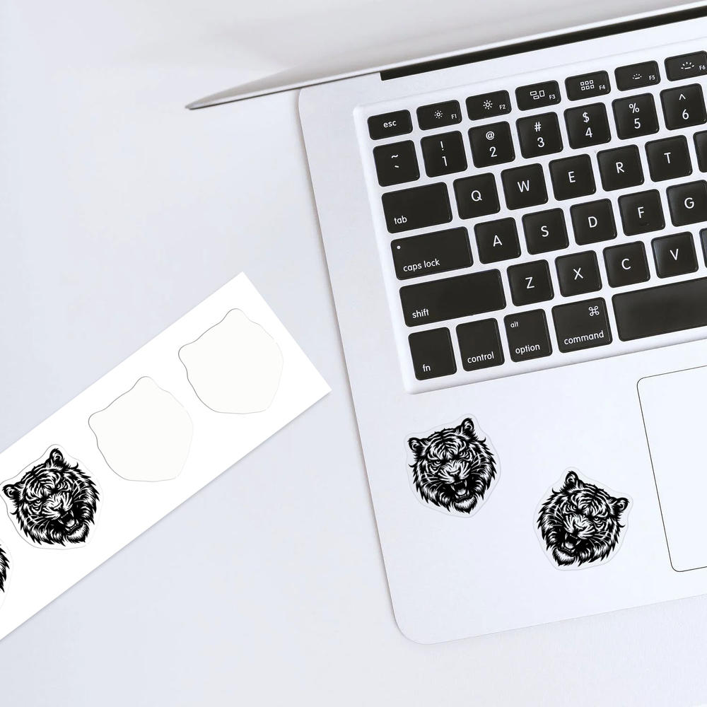 'Angry Tiger' Clear Sticker Decals (DC045519) - Picture 12 of 30