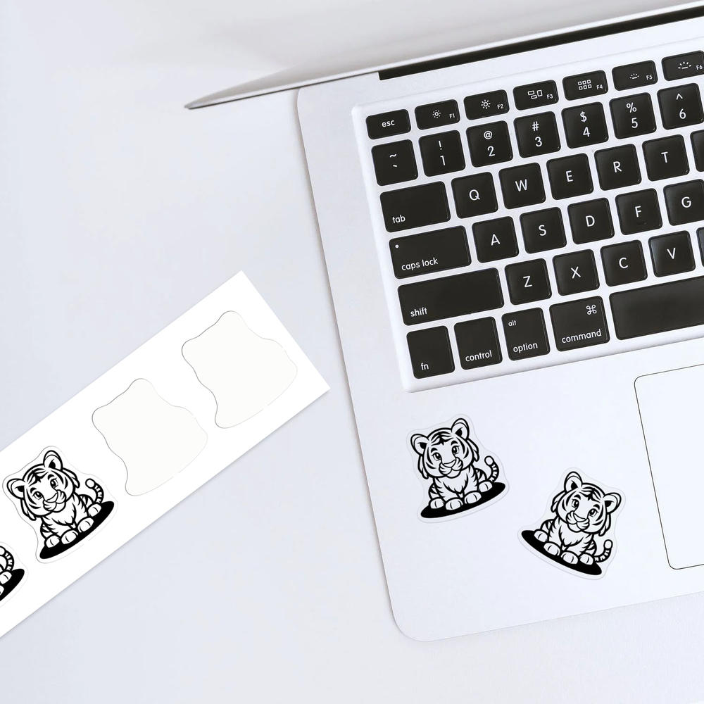'Cute Tiger Sitting' Clear Sticker Decals (DC045855) - Picture 12 of 30
