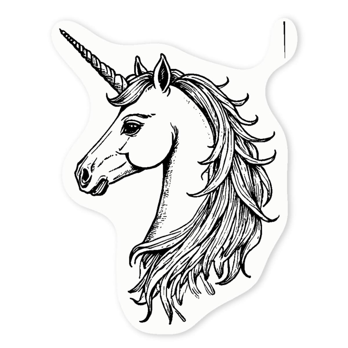 'Enchanted Unicorn' Clear Sticker Decals (DC048165)