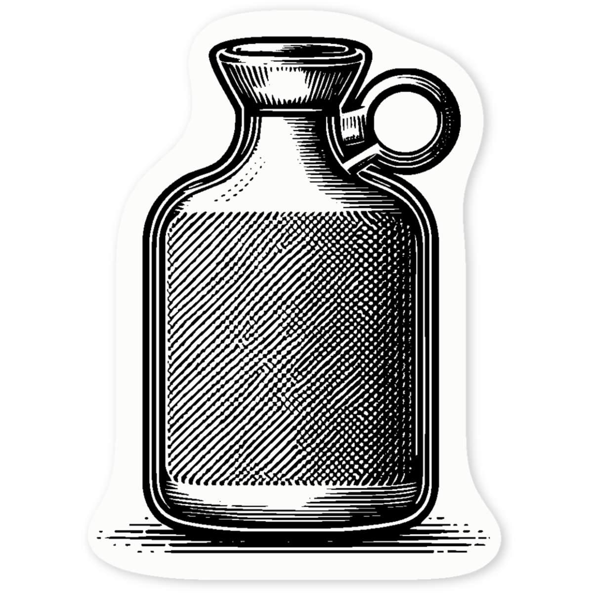 'Hot Water Bottle' Clear Sticker Decals (DC051117)