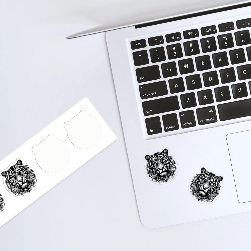 'Tribal Tiger Head' Clear Sticker Decals (DC055025) - Picture 12 of 30