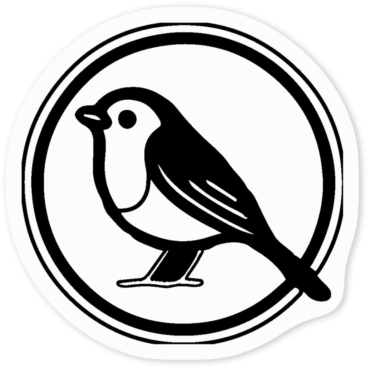 'Robin Emblem' Clear Sticker Decals (DC056732)