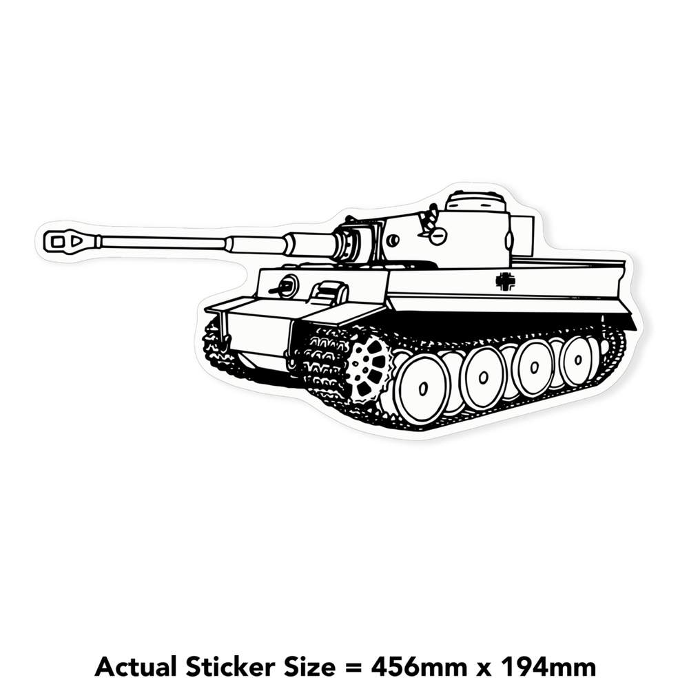 'Tiger Tank' Clear Sticker Decals (DC027436) - Picture 27 of 30