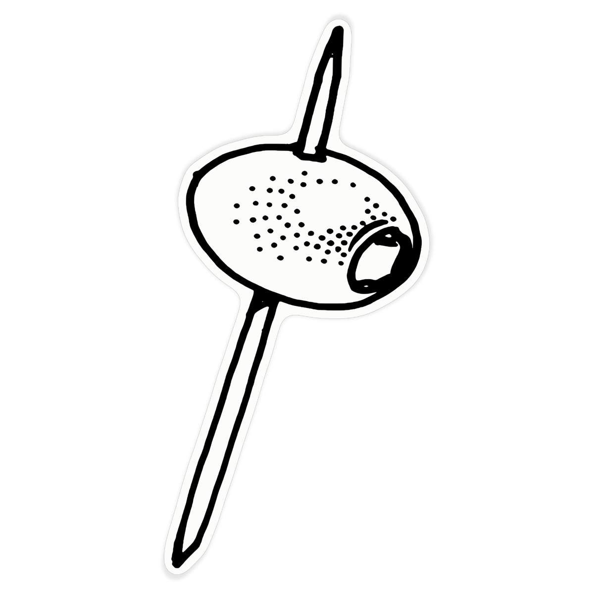 'Olive on Cocktail Stick' Clear Premium Vinyl Decal Stickers – Waterproof, Durable & Easy to Apply - For Car Bumpers, Windows, Bins & More - XL (460mm) (DC00103684)