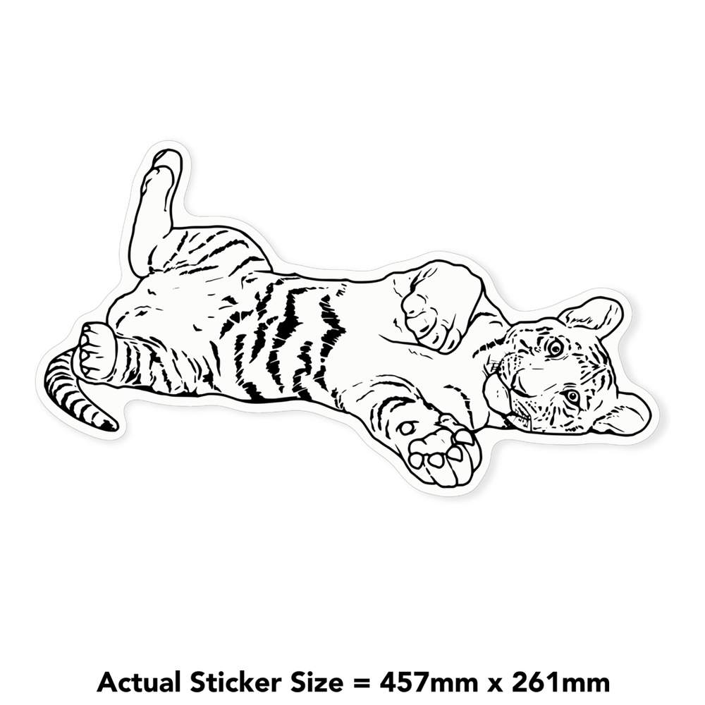 'Tiger Cub' Clear Sticker Decals (DC035328) - Picture 27 of 30