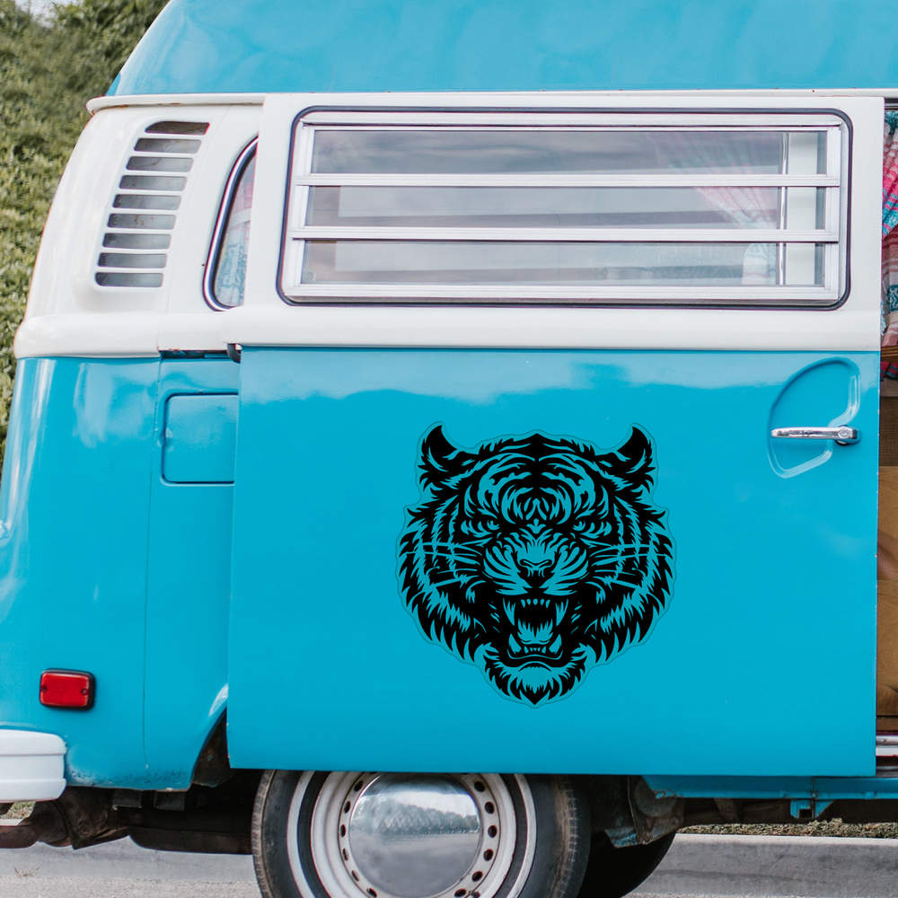 'Fierce Tiger' Clear Sticker Decals (DC045422) - Picture 28 of 30