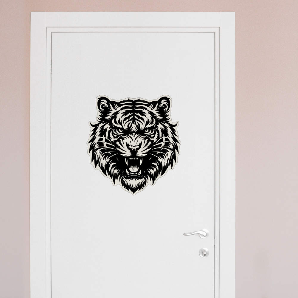 'Angry Tiger' Clear Sticker Decals (DC045519) - Picture 30 of 30