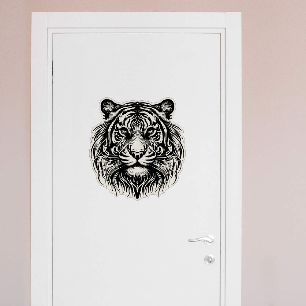 'Tribal Tiger Head' Clear Sticker Decals (DC055025) - Picture 30 of 30
