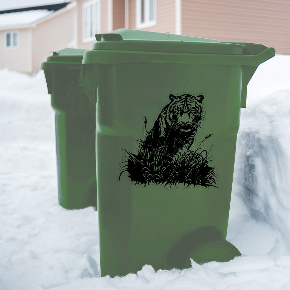'Tiger in Grass' Clear Sticker Decals (DC055207) - Picture 26 of 30