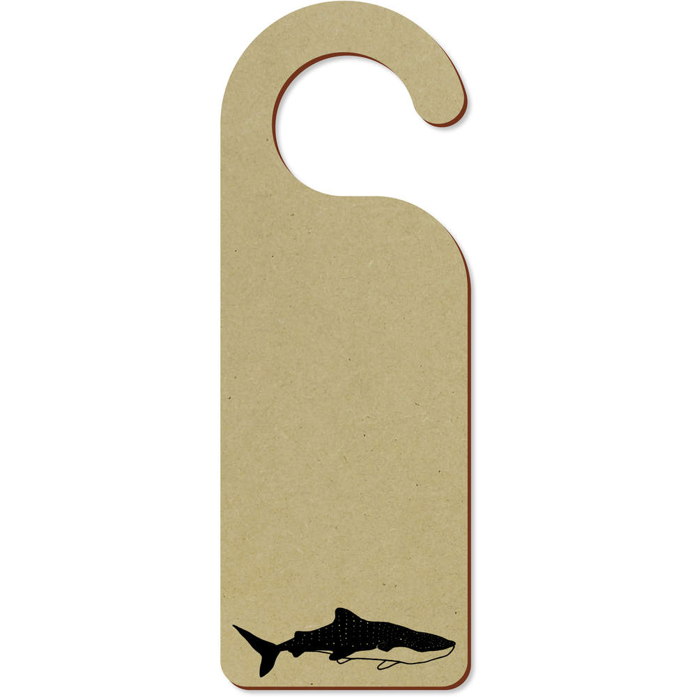 'Whale Shark' 200mm x 72mm Door Hanger / Sign (DH00000680)