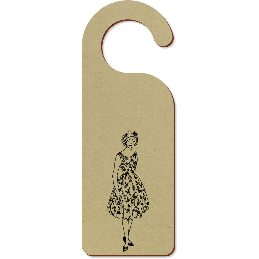 '1950s Dress' 200mm x 72mm Door Hanger (DH00000860)