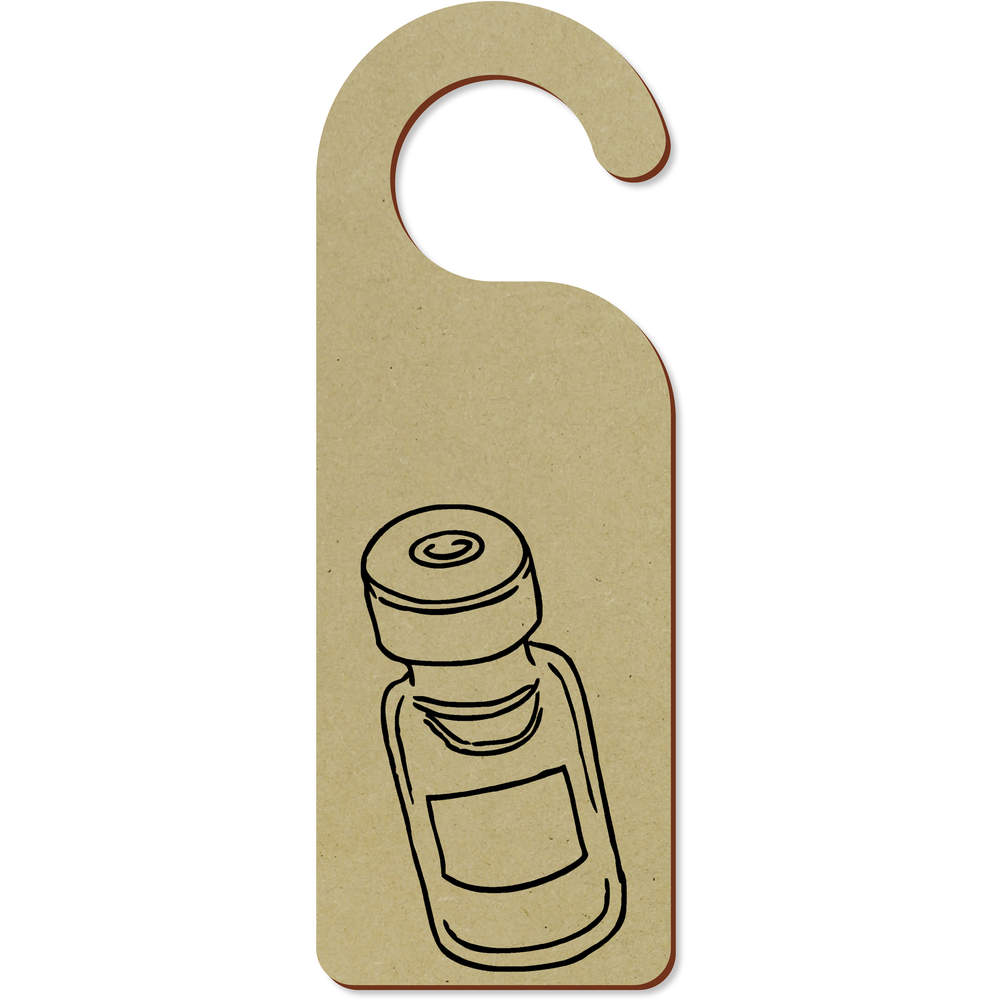 'Medicine Bottle' 200mm x 72mm Door Hanger / Sign (DH00007441)