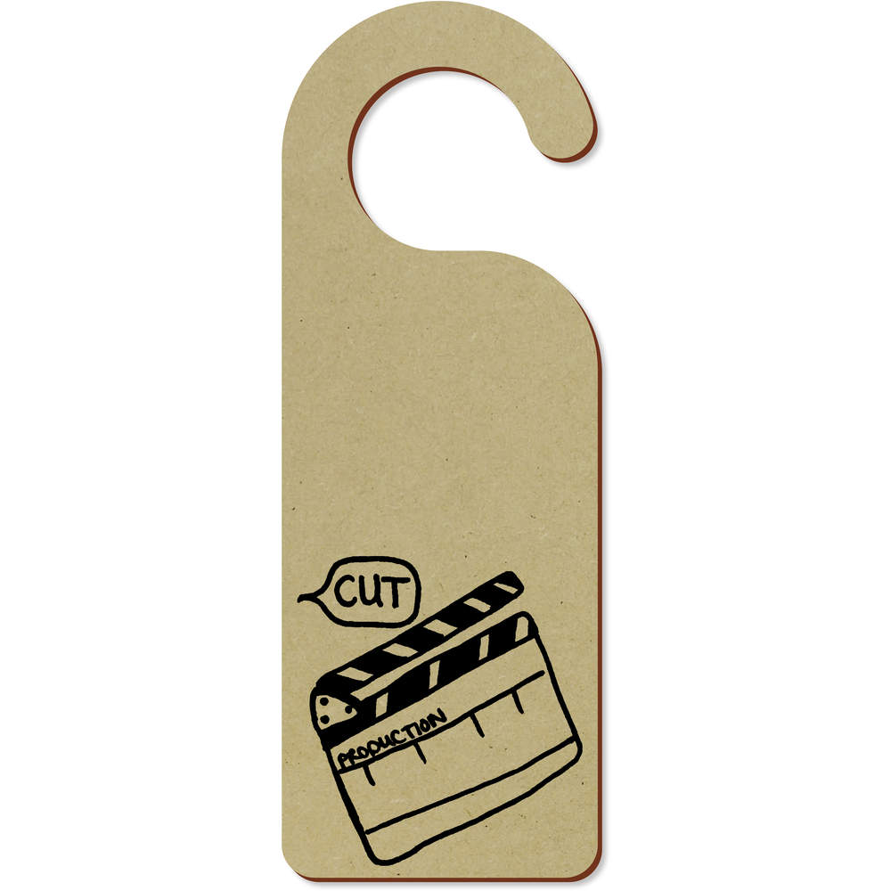 'Directors Clapper Board' 200mm x 72mm Door Hanger / Sign (DH00009285)