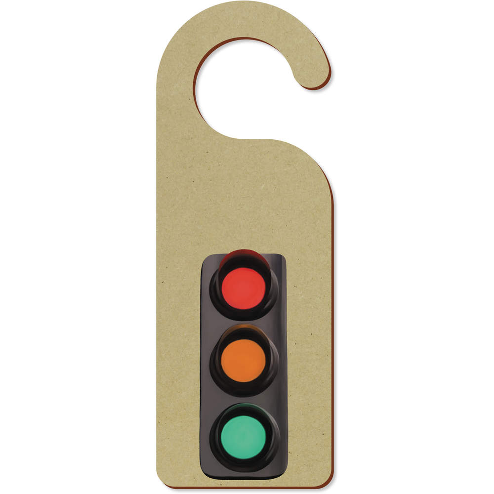 'Traffic Light' 200mm x 72mm Door Hanger / Sign (DH00019768)