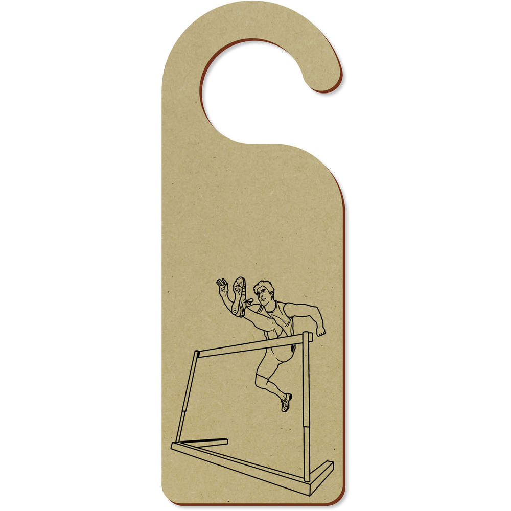 'Hurdle Jumper' 200mm x 72mm Door Hanger / Sign (DH00026075)