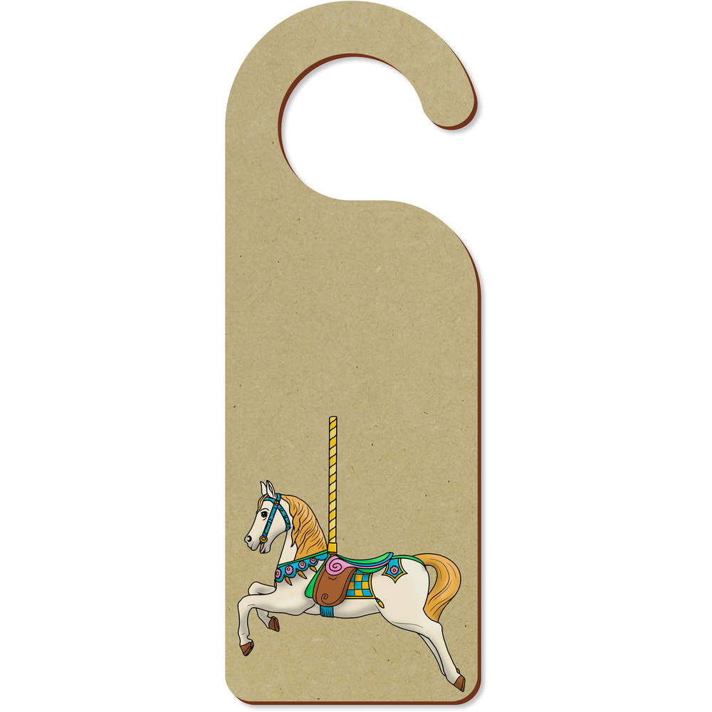 'Carousel Horse' 200mm x 72mm Door Hanger / Sign (DH00029214)