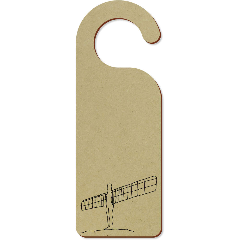 'Angel Of The North' 200mm x 72mm Door Hanger / Sign (DH00029708)