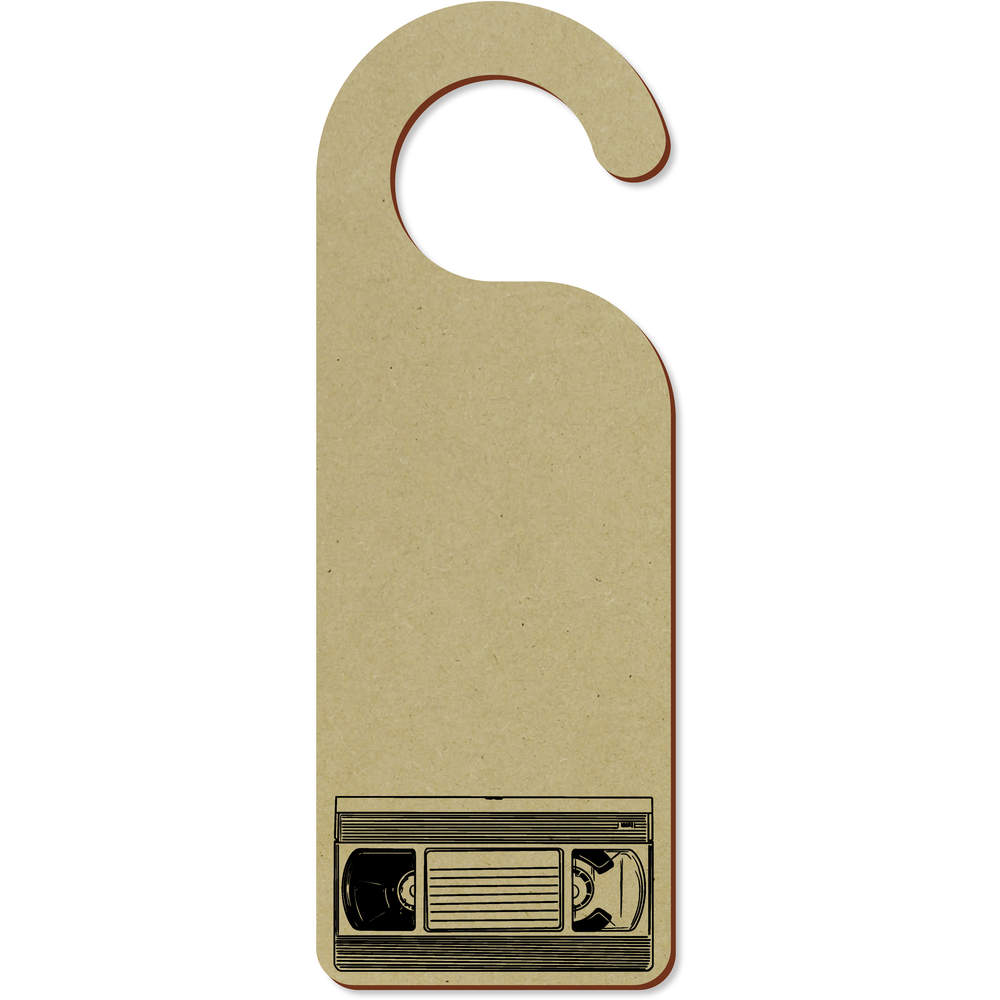 'VHS Tape' 200mm x 72mm Door Hanger / Sign (DH00030197)