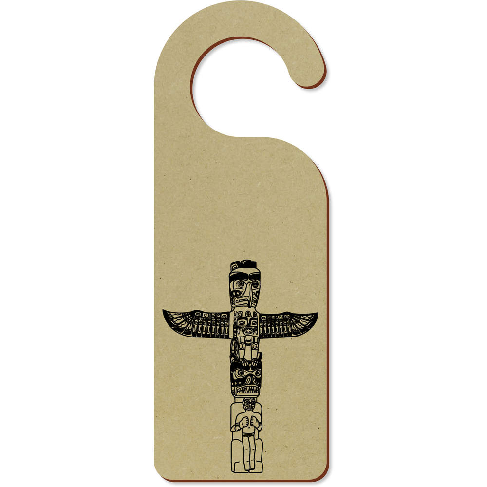 'Totem Pole' 200mm x 72mm Door Hanger / Sign (DH00030434)