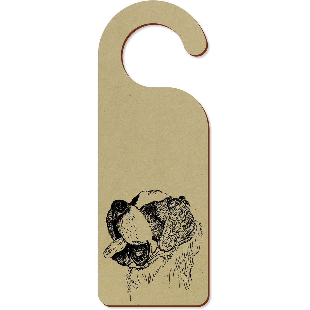'Saint Bernard' 200mm x 72mm Door Hanger / Sign (DH00030895)