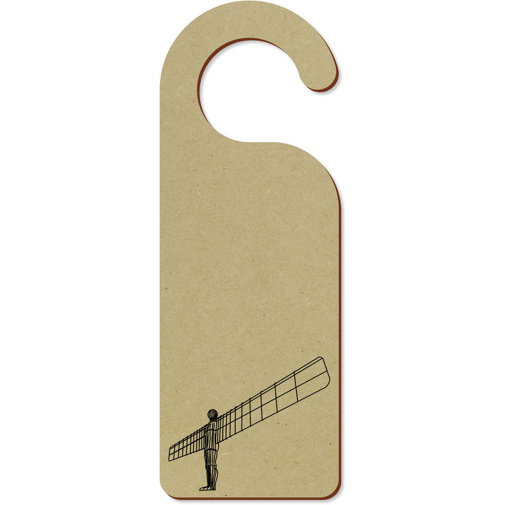 'Angel Of The North' 200mm x 72mm Door Hanger / Sign (DH00033054)