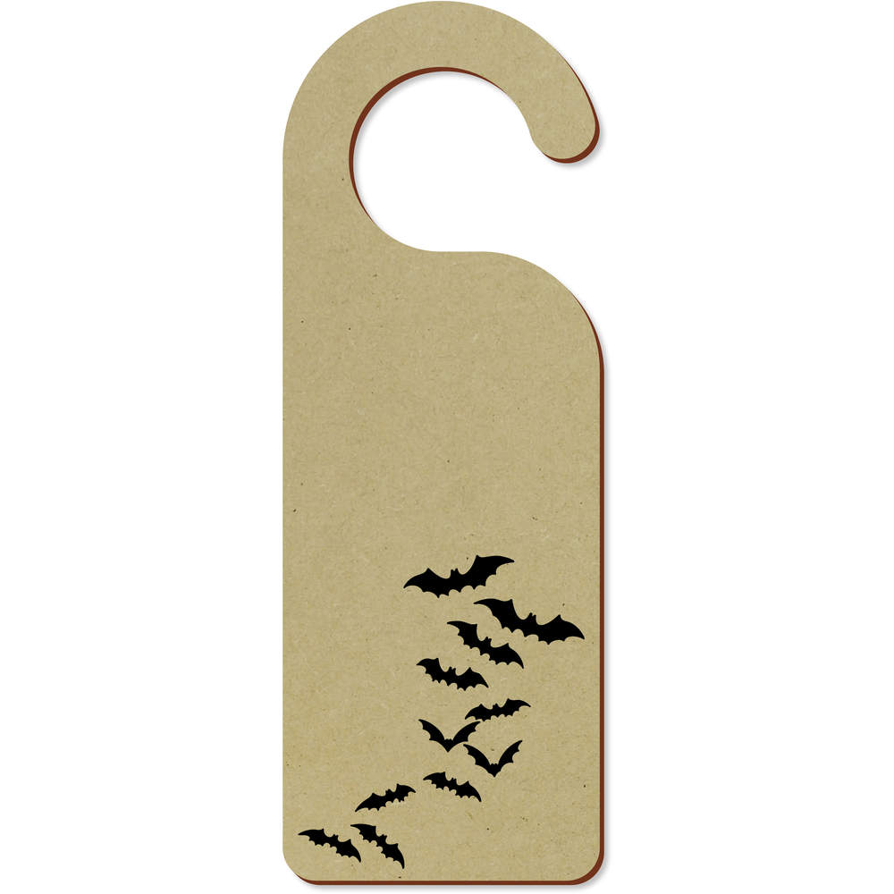 'Bats' 200mm x 72mm Door Hanger / Sign (DH00033055)