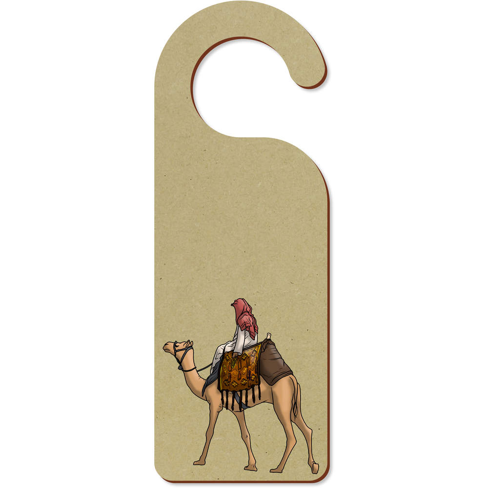 'Camel Rider' 200mm x 72mm Door Hanger / Sign (DH00033399)