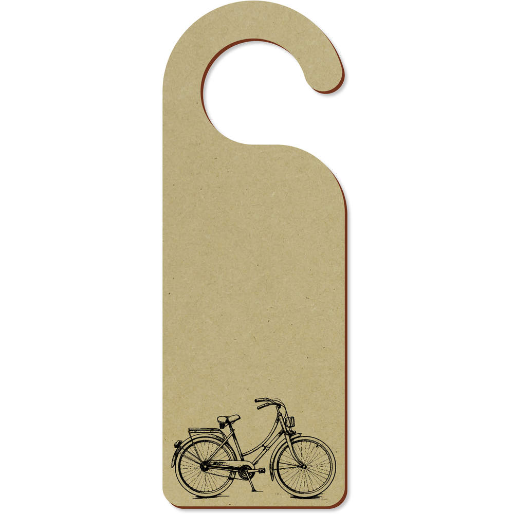 'Bicycle ' 200mm x 72mm Door Hanger / Sign (DH00035485)