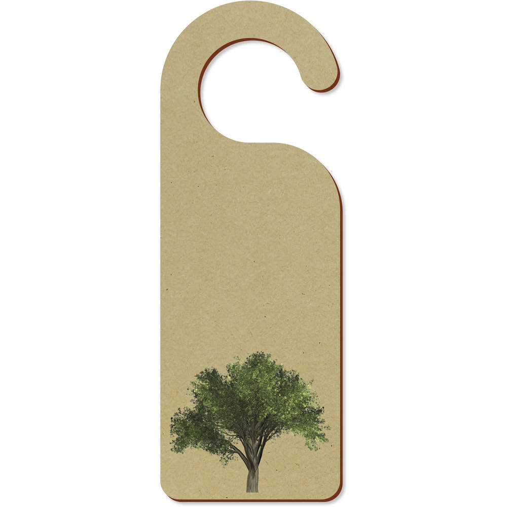 'Elm Tree' 200mm x 72mm Door Hanger / Sign (DH00037071)