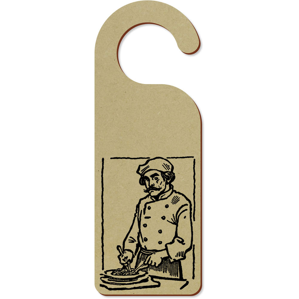 'Culinary Chef' 200mm x 72mm Door Hanger / Sign (DH00040525)