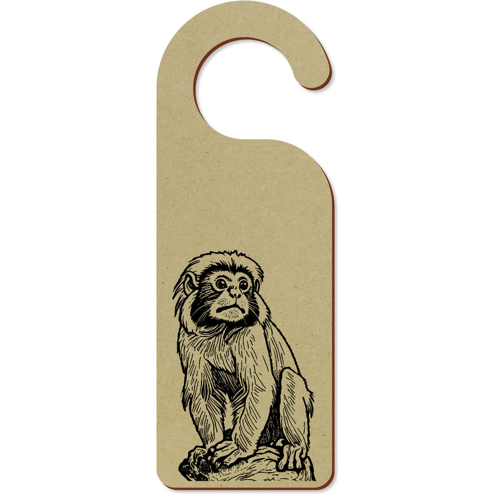 'Golden Lion Tamarin' 200mm x 72mm Door Hanger / Sign (DH00040551)