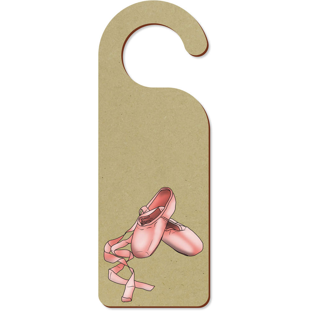 'Ballet Shoes' 200mm x 72mm Door Hanger / Sign (DH00040740)