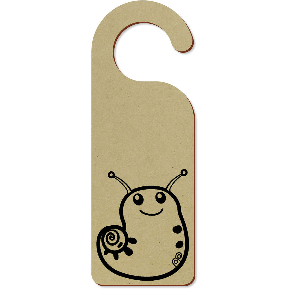 'Happy Slug' 200mm x 72mm Door Hanger / Sign (DH00041623)