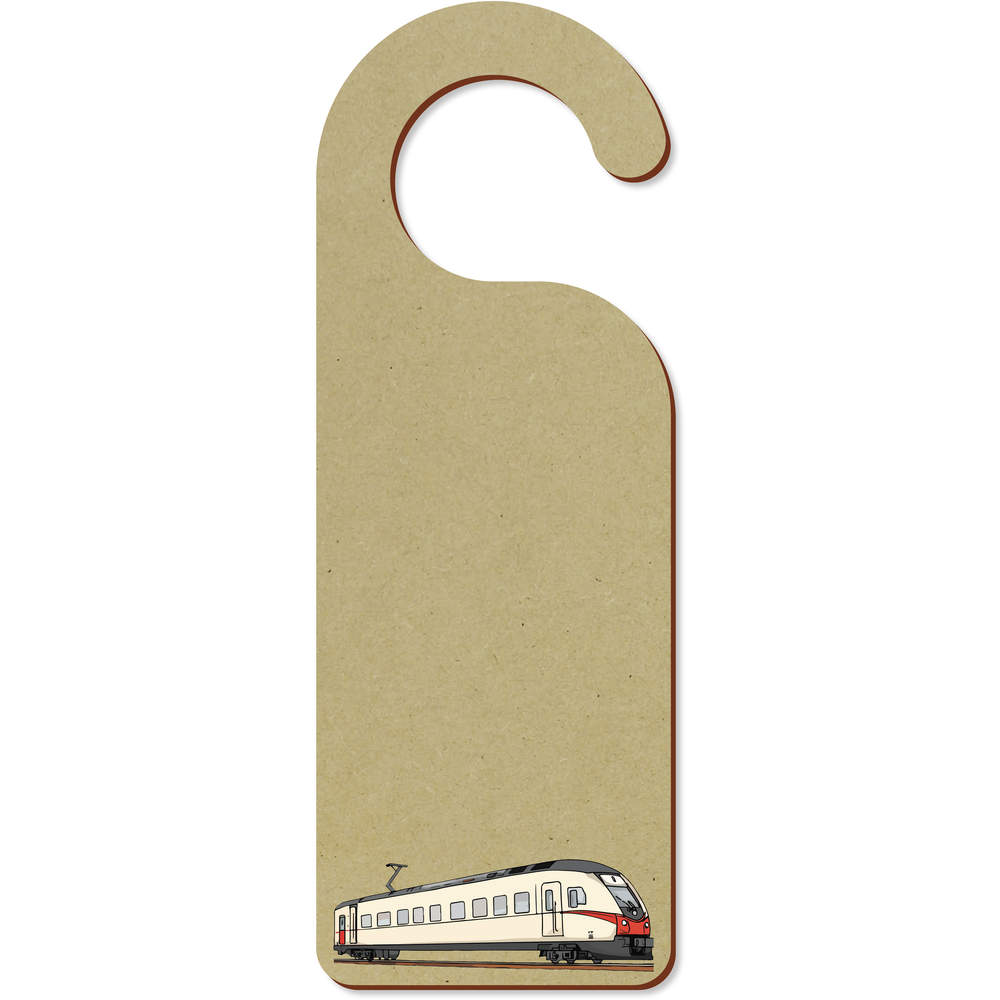 'Modern Tram' 200mm x 72mm Door Hanger / Sign (DH00042131)