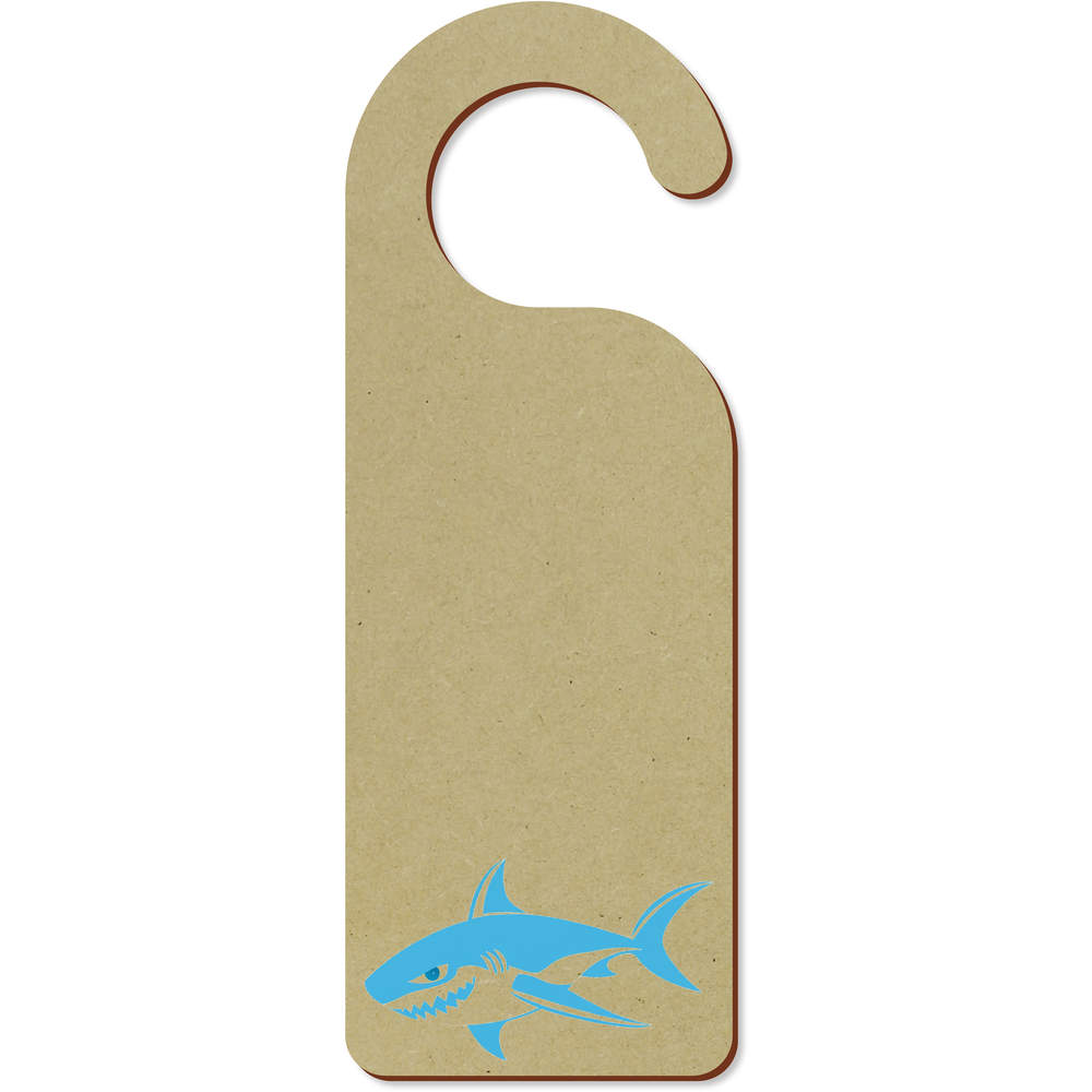 'Shark logo' 200mm x 72mm Door Hanger / Sign (DH00044306)