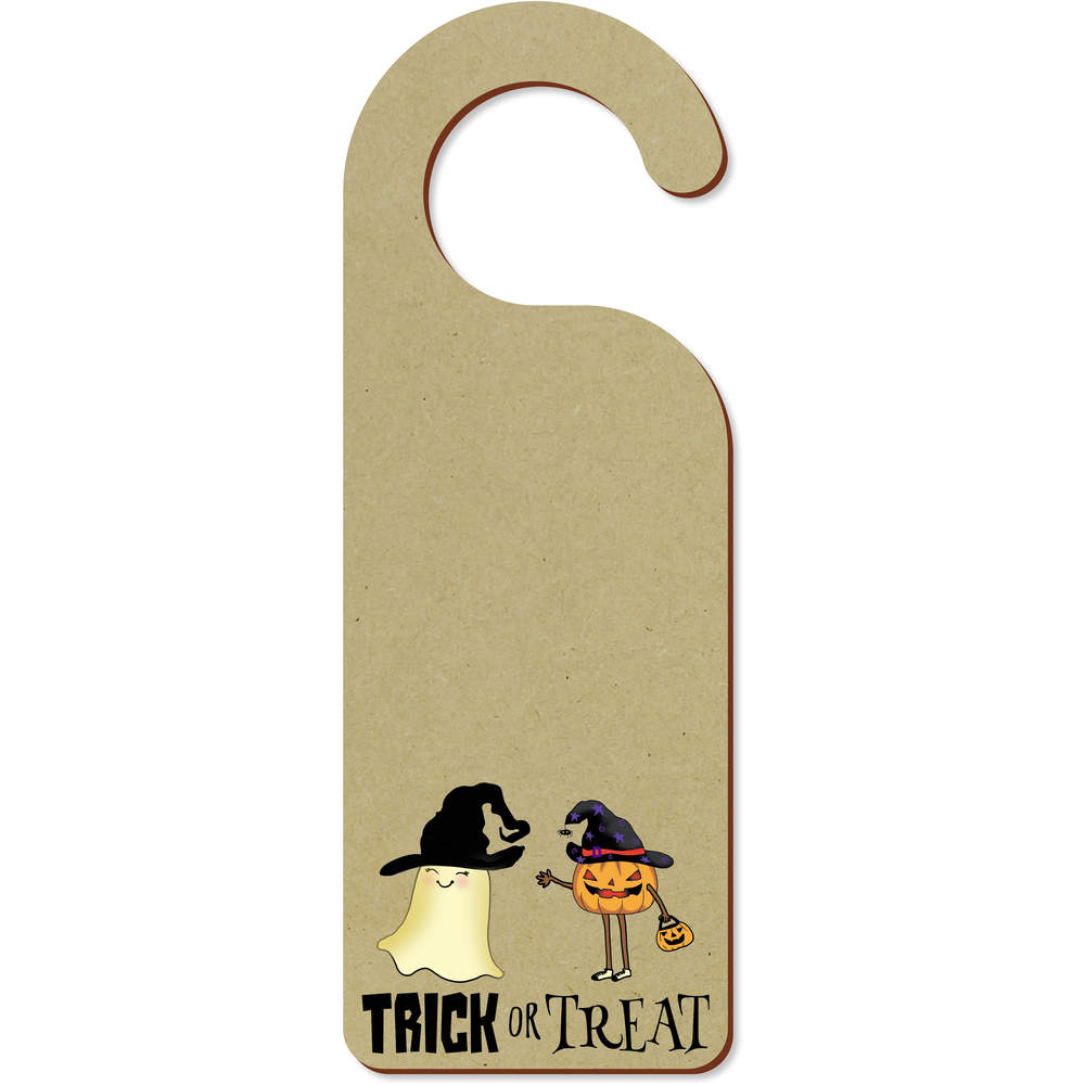 'Trick or Treat' 200mm x 72mm Door Hanger / Sign (DH00044464)