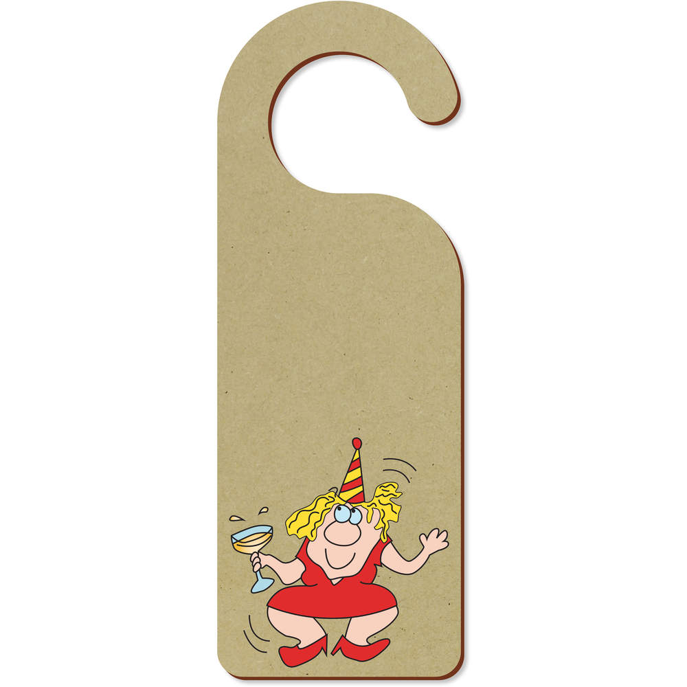 'Party Girl' 200mm x 72mm Door Hanger / Sign (DH00044718)