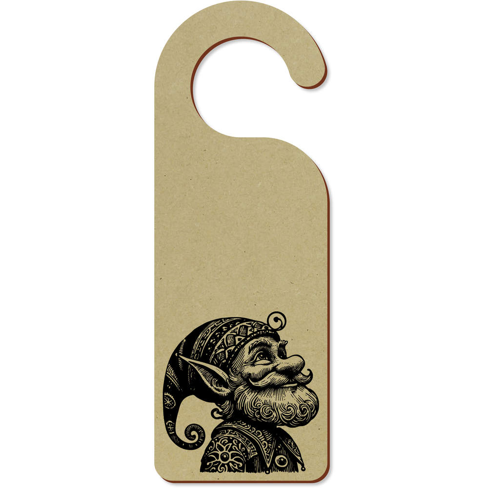 'Christmas Elf' 200mm x 72mm Door Hanger / Sign (DH00045074)