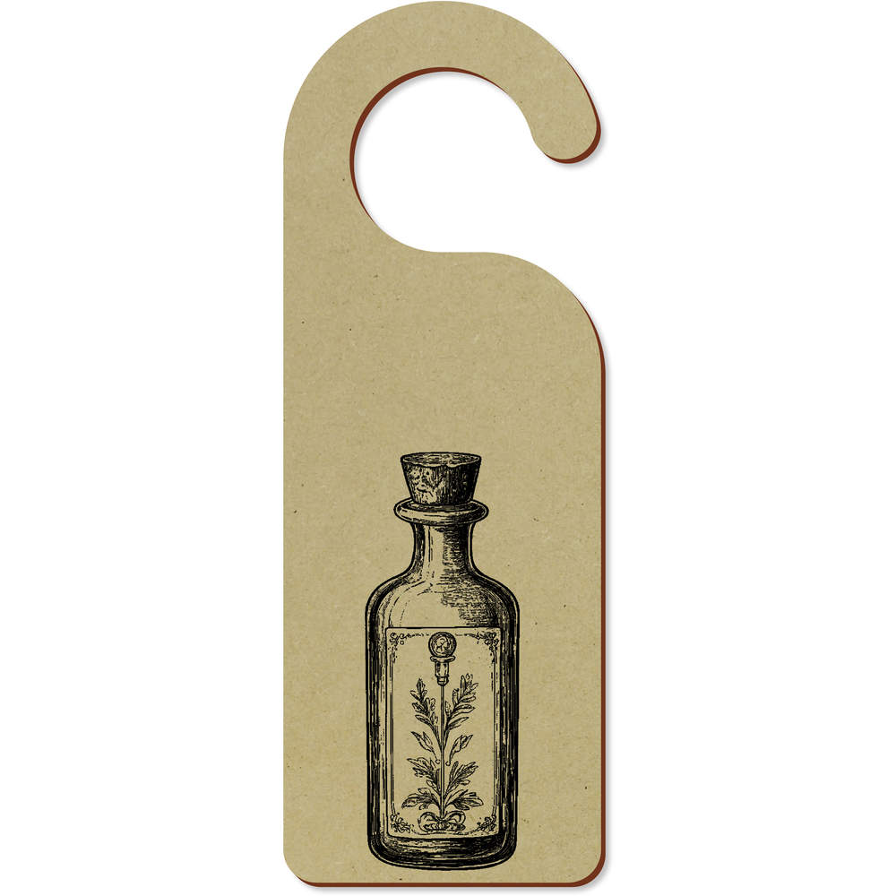 'Antique Bottle' 200mm x 72mm Door Hanger / Sign (DH00046787)