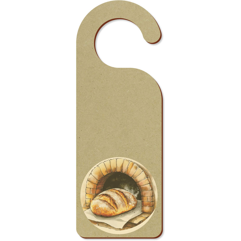 'Bread in Brick Oven' 200mm x 72mm Door Hanger / Sign (DH00046833)
