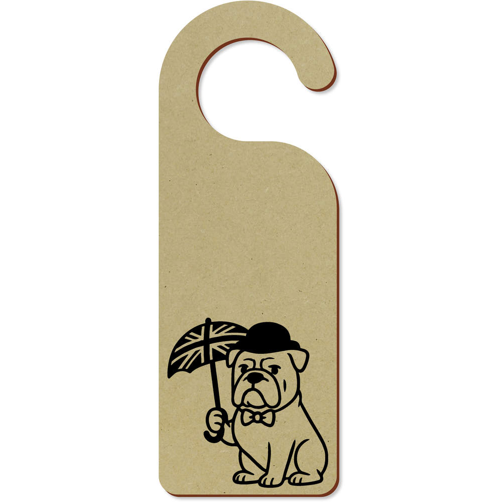 'British Bulldog' 200mm x 72mm Door Hanger / Sign (DH00048259)