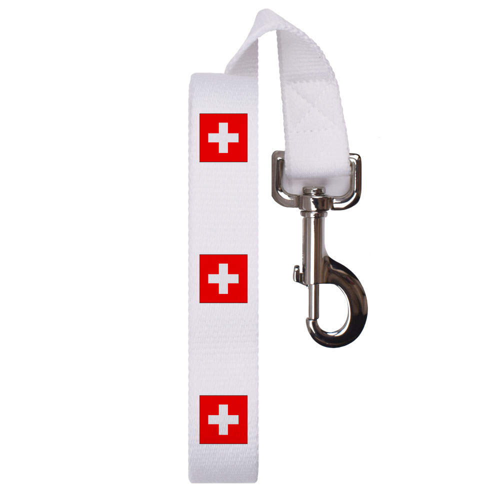 'Switzerland Flag' Dog Lead / Leash (DL00005383)