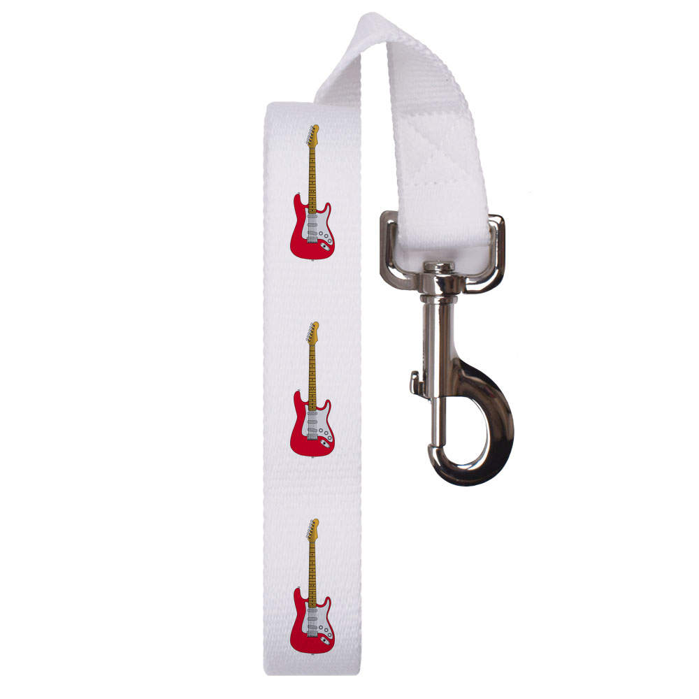 'Red Electric Guitar' Dog Lead / Leash (DL00007204)